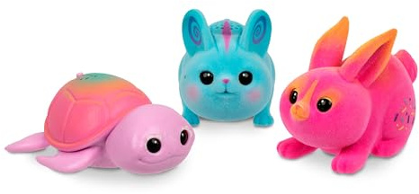 Little Live Pets NeeDees Candy Series 3 Pack | Interactive Wearable Electronic Toy Pets That Responds to Care, Listen to Their Needs, Respond in Time and Score Points. 50+ Sounds & Reactions.
