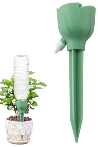 Wasserspikes für Outdoor-Pflanzen | Selbstbewässernder Pflanzeinsatz – Langsame Freigabe Automatische Tropfbewässerungsstäbe für Rasen, Baum, Gras, Zimmerpflanze, Hof, Gewächshaus, Terrasse,
