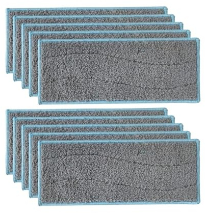 Washable Wet Mopping Pads，Compatible for Braava，Jet M6 Robot Vacuum Cleaner Mop Cloths Rags Pads Replacement Accessories Parts(10pcs)