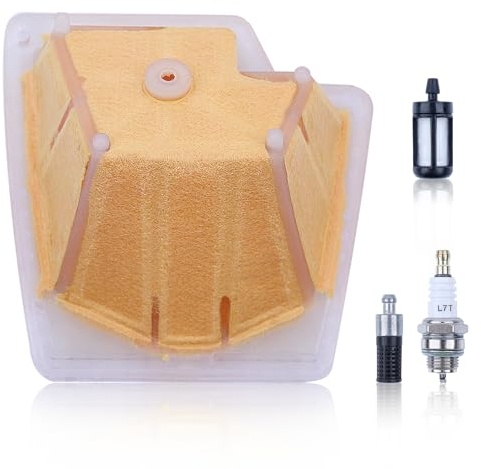 Luftfilter für STIHL MS270 MS280 Kettensäge, AUMEL Luftfilter + Benzinfilter + Ölfilter + Zündkerze MS 270 C und MS 280 C Filterset Ersatzteile Motorsäge Filter Zubehör