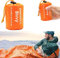 LATTCURE Notfall Überleben Schlafsack, Survival Biwaksack Erste Hilfe Rettungsdecken, Wasserdicht Notfalldecke, Warm Tube Zelt Ultraleicht Hitzeabweisend, Kälteschutz Rettungszelt für Outdoor