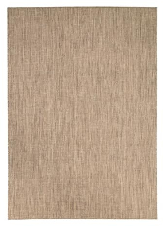 FRAAI | Home & Living Tapis d'extérieur - Malta Melange Naturel - 80x150cm - Tapis Exterieur Resistant Pluie - Rectangle - Terrasse, Jardin, Balcon