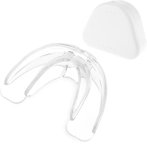 COMNICO 1 Stück Mundschutz, Sport Mundschutz Fußball mit Etui Jugend Zähne Zahnspangen Klar Basketball Wrestling Boxen Taekwondo Lacrosse MMA Mundschutz Hosenträger für Damen Herren
