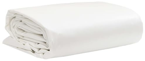 vidaXL Telone Bianco 4x5 m 650 g/m²