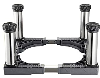 OUSIKA Furniture Support Feet Washing Machine BaseRefrigerator Washing Machine Base Stand Prevent Scratch Dent Adjustable Drum Dryer ?Shelf Base Length/Width 40-65cm Multi-Functional(Size:2427cm)