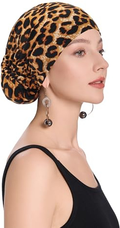 ZLYC Damen Chemo Turban Mütze Kopftuch Headwraps Afrikanischer Beanie Mütze