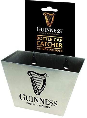 Guinness Auffangbehälter aus Edelstahl für Kronkorken