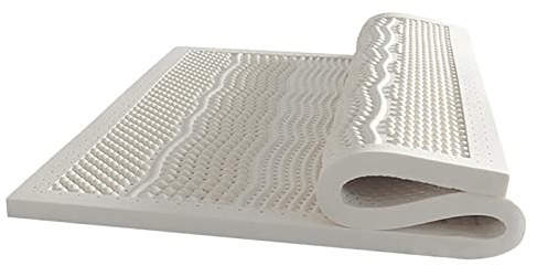 NaKeah 100% natürlicher Latex Matratze, Bio -zertifizierter Latex | Tiefer verjüngender Schlaf | Unterstützung für Schultern, Hüften, Rücken und Knie,5cm,150x200cm