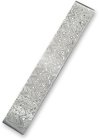 Material de Acero de Damasco, Mulcort Cuchillo Multiusos Cocina Cortador de Acero con Diseño de Palanquilla, Materiales de Forja de Embriones, Templado, Suavizado para Cortador, Material Multiusos DIY