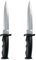 MFUOE 2Pieces Fake Plastic Knife Fake Martial Art Training Practice Knife Fake Dagger Prop for Training Weapons Self Defense