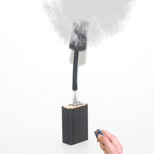 Macchina per nebbia portatile a batteria, manuale, con liquido per nebbia per mini feste, fotografia e ripresa video. Vapore istantaneo in 0 secondi, controllo remoto, nessun riscaldamento necessario
