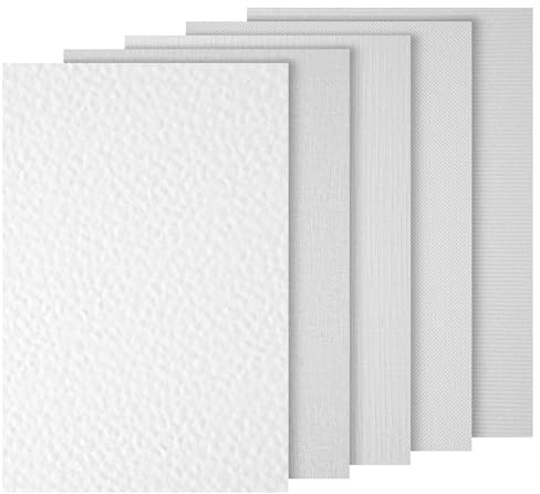 Netuno 100 x strukturkartong vit DIN A4 21 x 29,7 cm 246 g elfenbenskartong ultravit mix strukturpapper hantverkslåda präglad för visitkort certifikat inbjudningar certifikat