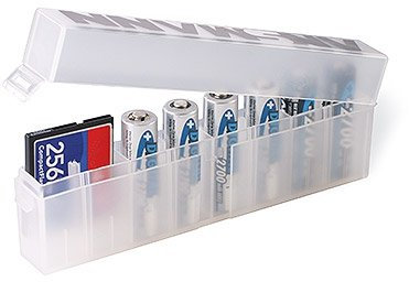 Ansmann Akkubox fuer 8 Rundzellen Micro/Mignon OHNE Batterien