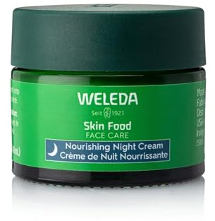 Weleda Skin Food Face Care Nourishing Night Cream, 1.3 Fluid Ounce, Plant Rich Moisturizer with Sacha Inchi Oil, Cica and Squalane