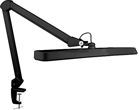 Neatfi XL 2,500 Lumens LED Desk Lamp with Clamp, 3 Light Modes, Dimmable, 30W, 56CM Wide, Adjustable Desk Light Bar for Office Works, Hobby, Reading, Crafts & Monitor (CCT, Black)