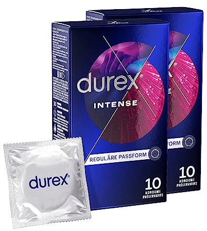 Durex Intense Orgasmic Kondome für ein intensives Vergnügen 2 x 10 Stück