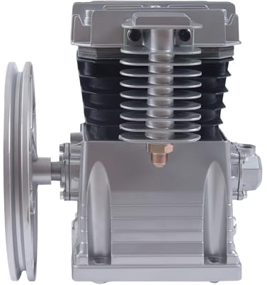 Compresseur d'air comprimé agrégat compresseur d'air lubrifié à l'huile Tête de pompe Compresseur silencieux 3HP Piston Cylindre Compresseur d'air Tête de pompe Outil d'air 250 L/min