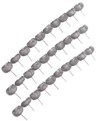 KIMISS Panier d'engrais pour bonsaï, Boîte de Nutrition en Acier Inoxydable de 100 Pièces pour Orchidées, Plantes d'intérieur