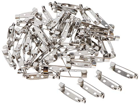 Sharplace 60-teilige Brosche-Pins Broschennadeln Sicherheitsnadel Sichere Verschlussspange für DIY Schmuck