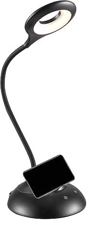 TEKLED® LED Desk Lamp | 5-Level Dimmable with Flexible Gooseneck | 3W Capacitive Touch Switch | 280LM with Rechargeable Battery | Eye Protection for Bedside Reading Office Work Students | 28 LED