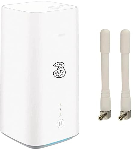 3 Network H112-370 CPE Pro 5G Home/Office Wi-Fi 6 Router. 2.33GBPS. With 2 x External Antennas. Works with any 3 Network or Smarty Sim Card. 2.4/5GHz Wi-Fi + VPN (Renewed)