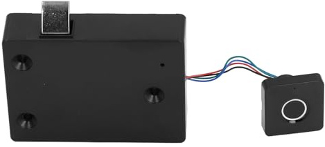 Biometrisches Fingerabdruck-Schrankschloss, Intelligenter Versteckter Schubladensafe, Elektrisches Schlüsselloses Schloss für Zuhause mit (Lithium-Batterie-Schloss,