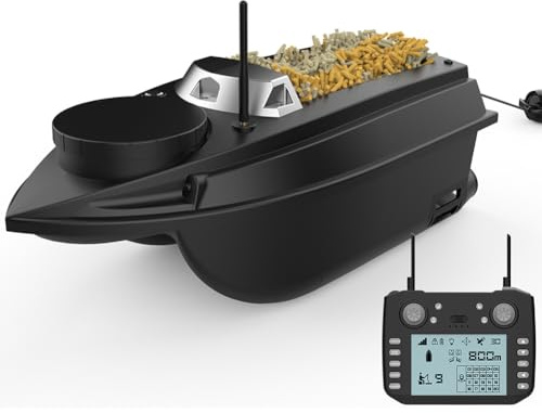 ACAGALA 800 m GPS-Angelköderboot, 9 Angelgründe, 180 Punkte, Köderboot, 6,6 lbs Ladeunterstützung, automatische Kreuzfahrt/Positionierungspunkte, Kreuzfahrt/Routenkorrektur/Rückkehr