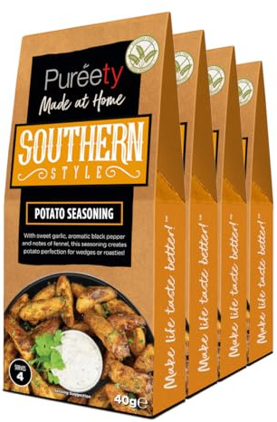 Pureety Gourmet Flavours Potato Seasonings (Southern Style x 4 packs)