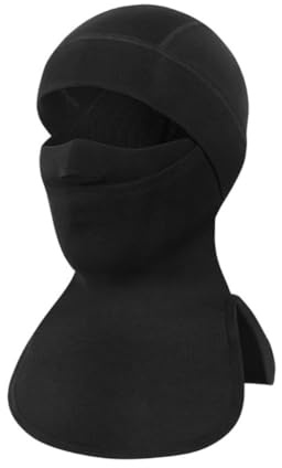 CashMuch Máscara de esquí de cara completa, mezcla de lana, protector para el cuello, para uso en exteriores