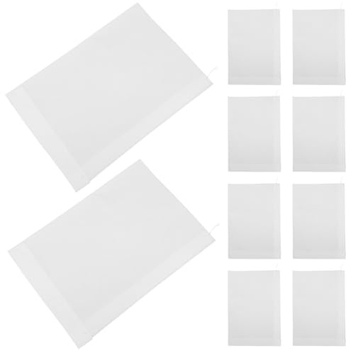 NUOBESTY Sachets de Pollinisation en Papier Sulfurisé 8x12 Cm, Lot de 100 Enveloppes Réutilisables Respirantes pour Jardinage, Protection Résistante aux Intempéries, Stockage
