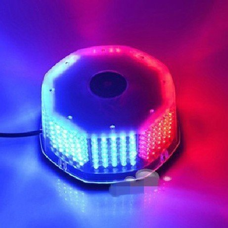 Anzene - Luz brillante estroboscópica de 240 ledes para techo de vehículo, con parpadeo para emergencias