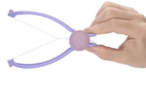 Gesichtshaar-Epilierer für Frauen mit Hochwertigem Werkzeug Zum Entfernen von Fäden, Tragbare Größe für Gesichts- und Halshaare (Brillenbox)