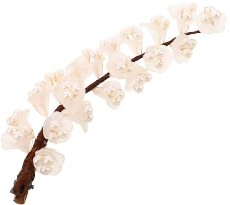 Horquilla de Pelo Flores Estilo Clásico Vintage en Metal Beige