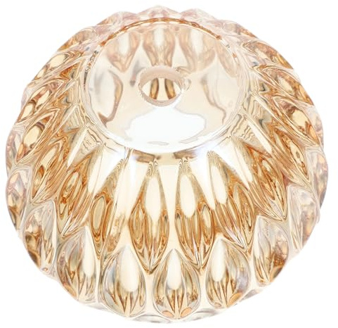 MOTHNUR Glass Lamp Shade for Wall Sconce Table Lamp Cover Vintage Style Compact Glass Lampshade for Candle Table Light and Easy to Assemble Suitable for Cozy Indoor Decor