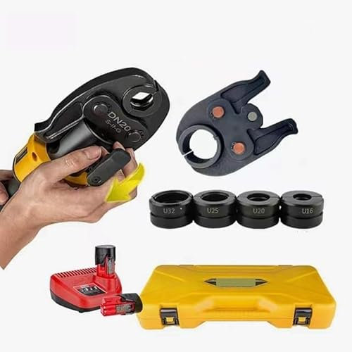 Outils de plomberie Pince hydraulique de charge Portable, Mini pince à sertir électrique, outil de câble électrique en cuivre et en aluminium, réinitialisation automatique (Size : 0_Universal tool Ki