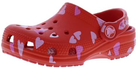 Crocs Unisex barn klassisk Vday Clog T, Körsbärsröd, 7 UK