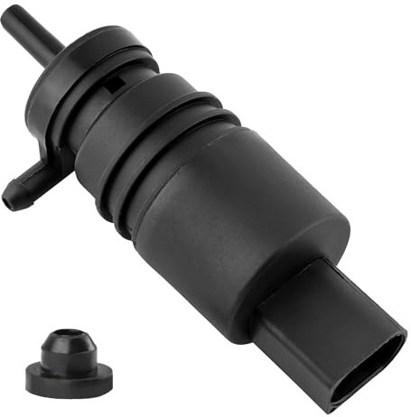 Pompa Acqua Lavaggio, Pompa Lavavetri per Impianto Lavavetro Parabrezza 12V per Auto Compatibile con E36, E46, E53, E86, Modello 385, Efficienza 2200 ml/min, Pulizia Cristalli per Tutti Tipi di Veicol