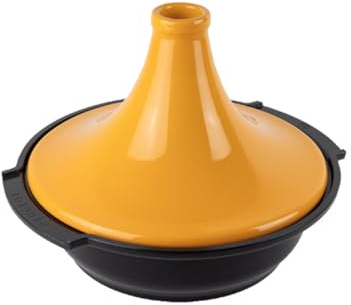 Atlas, Tagine All Heat Sources, Saffron Yellow, 30 cm - 11.75 in