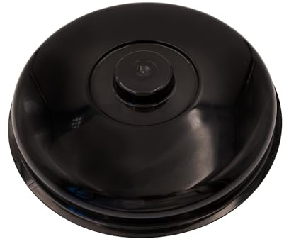 WECK Original Deckel schwarz ⌀ 33,5cm aus Kunststoff für Einkochautomaten WAT 14, 15, 34 & 35 | Passgenauer Deckel für sicheres Einkochen & optimale Dampfregulation