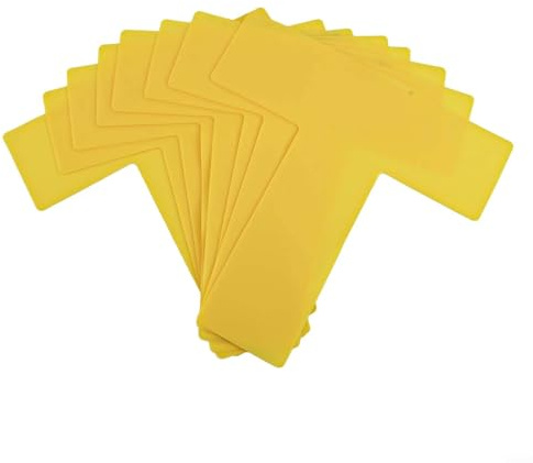 Jotekonoby Marcador de línea de corte de larga duración para canchas de pickleball y tenis, marcadores de disparo de límite reutilizables de silicona con formas de T y L, campo deportivo portátil