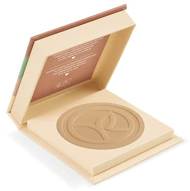 Yves Rocher COULEURS NATURE Kompaktpuder Beige 200, Samtige Textur für ein optimales Verschmelzen mit der Haut, 1 x Dose 10 g