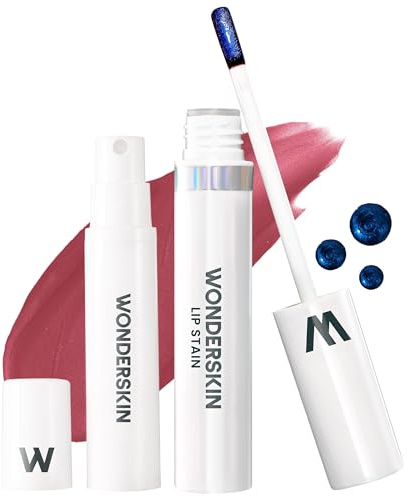 Wonderskin Wonder Blading Lip Stain Peel Off and Reveal Kit - Long Lasting, Waterproof Pink Lip Tint, Transfer Proof Natural Makeup Stain Kit (Charming)