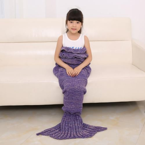 MAGICLULU Schlafsack Kind Sleeping Bag Kids Mermaid Blanket Kids Schlafsack Kind Kinder schlafsäcke für Kinder kinder Sofa Klimadecke Mädchen
