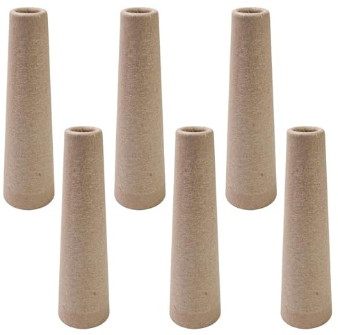 Conoli Filati Di Cartone Spessi - Robusto Tubo Di Avvolgimento In Lana Per Maglieria E Tessitura | Artigianali Durevoli, Bobine Di Cartone Per Impieghi Pesanti, Tubo Di Avvolgitore Di Lana,