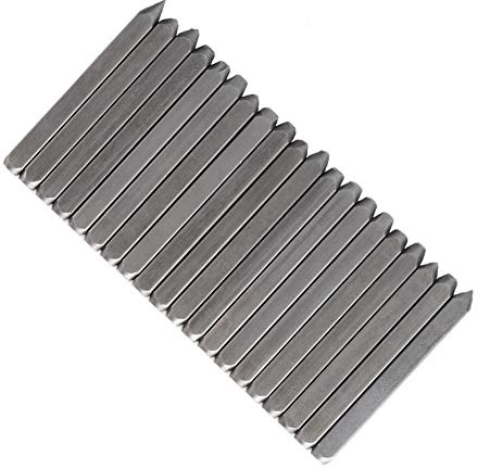 Generic Taglio, Kit di Attrezzature per Scalpello in Metallo, Robusti Strumenti per Intagliare Scalpelli per Coperture di Gioielli per Gioielli Incisi a Mano Fai-da-te (Alta qualità 20 pezzi)