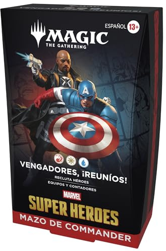 Mazo de Commander de Magic: The Gathering | Marvel Super Heroes - Vengadores, ¡reuníos! (Versión en Español)