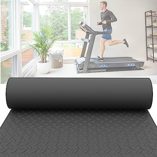 WORDFUN Laufband Matte, Antivibrationsmatte, Schallschutzmatte, Fitnessgerätematte, Hochdichte Bodenmatte, Multifunktionsmatte Trainingsmatte, Bodenschutzmatte, Yogamatten, Gymnastikmatten