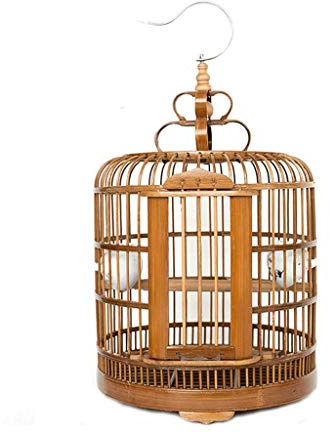 KYTGFH Solid Bird Cage Large Size Bird Cage Bird and Other Medium-Sized Birds Pet Supplies Bird Villa 3 Colors Bird Cage for Lovebirds Finches Parrotlet Bird Cage
