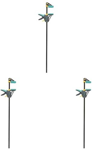 wolfcraft Morsetto a una mano PRO L, 915 mm I 3034000 I Per un lavoro controllato e confortevole - ideale per la lavorazione del legno e la costruzione di mobili (Confezione da 3)