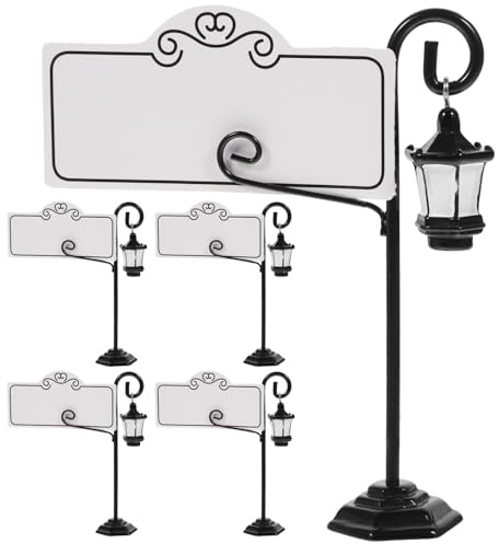 Cabilock 5 Soportes para Números y Tarjetas de Mesa con Pinza Portatarjetas para Bodas y Banquetes Clips para Notas y Fotos Soporte Decorativo para Eventos y Restaurantes